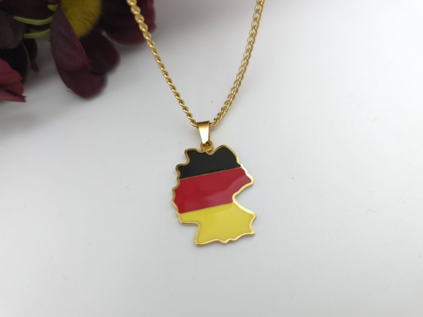 Deutschland Kette Edelstahl